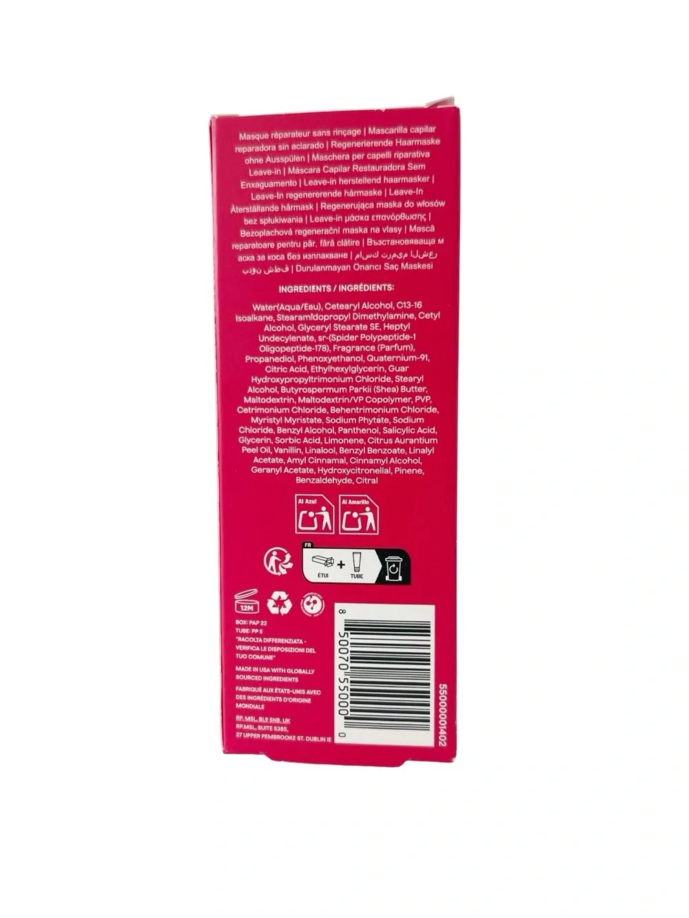 Goddess BioTech Blowout Leave-In Restorative Hair Mask NIB